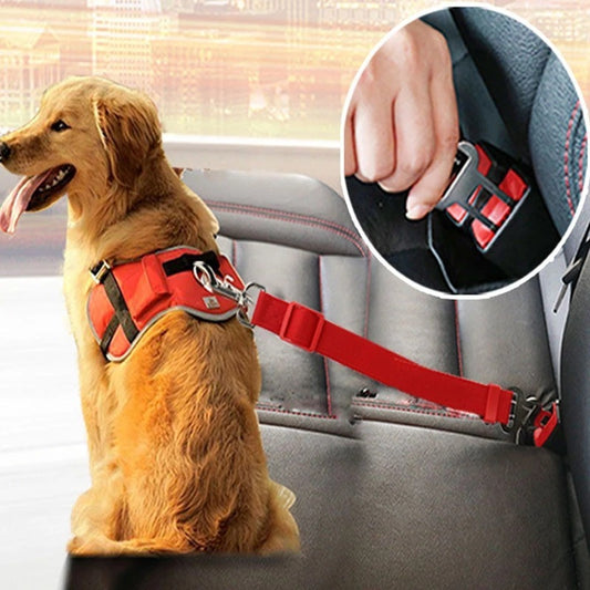 Dog Car Seat Belt & Harness – Ultimate Safety for Traveling Pets