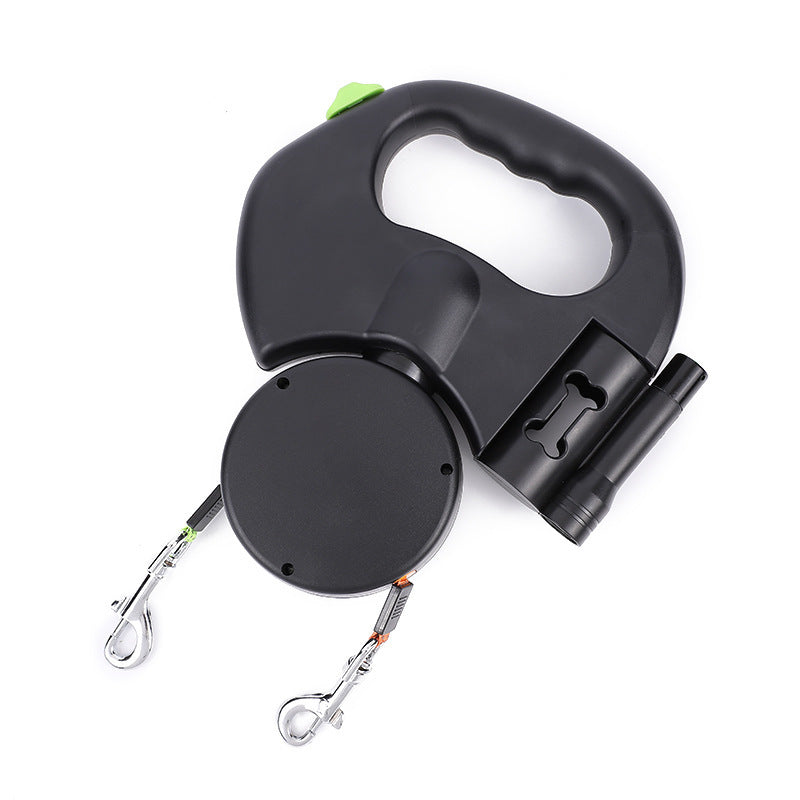 3M Dual Retractable Leash for Two Dogs – Reflective, Tangle-Free & Lighted - Doggy-Dog world