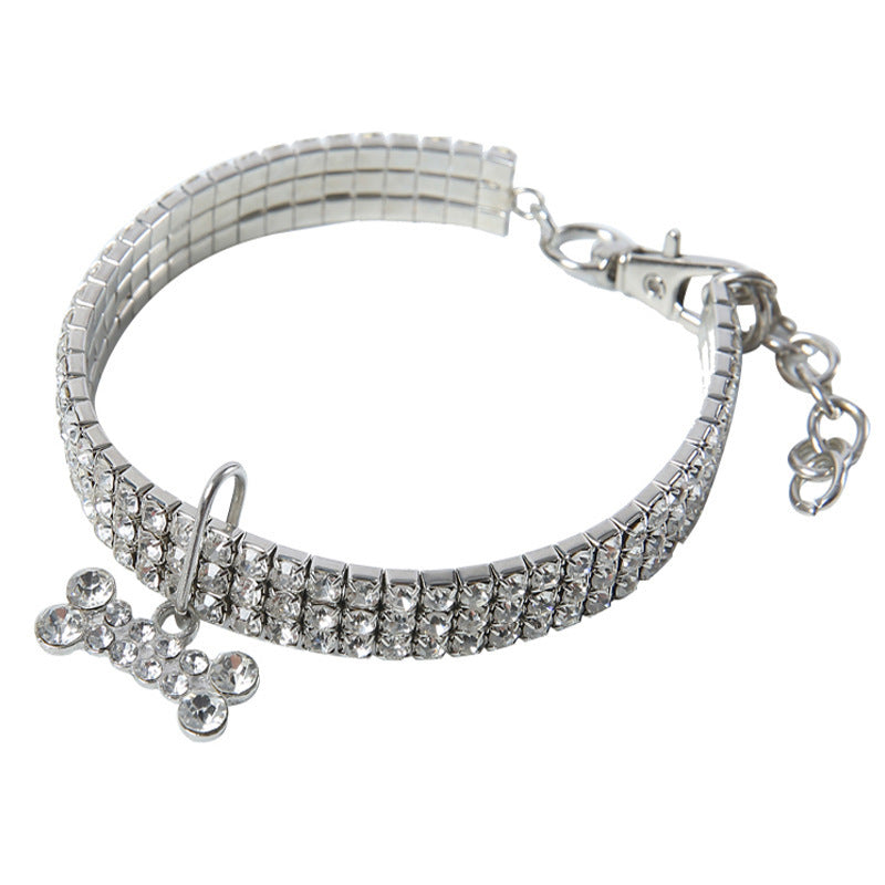 “Glamorous Bling Collars for Small Dogs and Cats