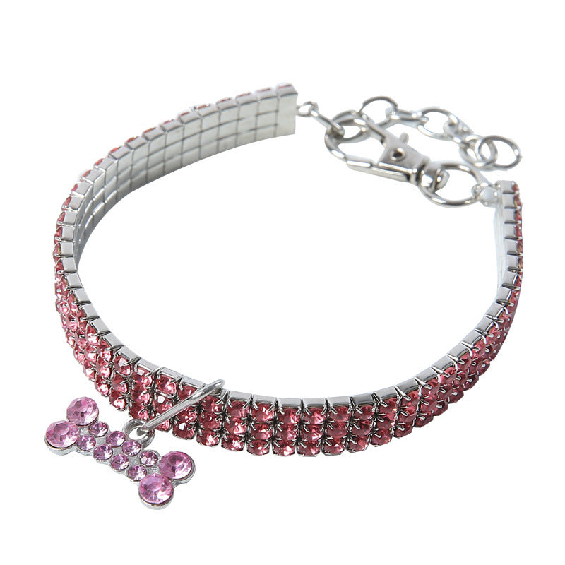 “Glamorous Bling Collars for Small Dogs and Cats